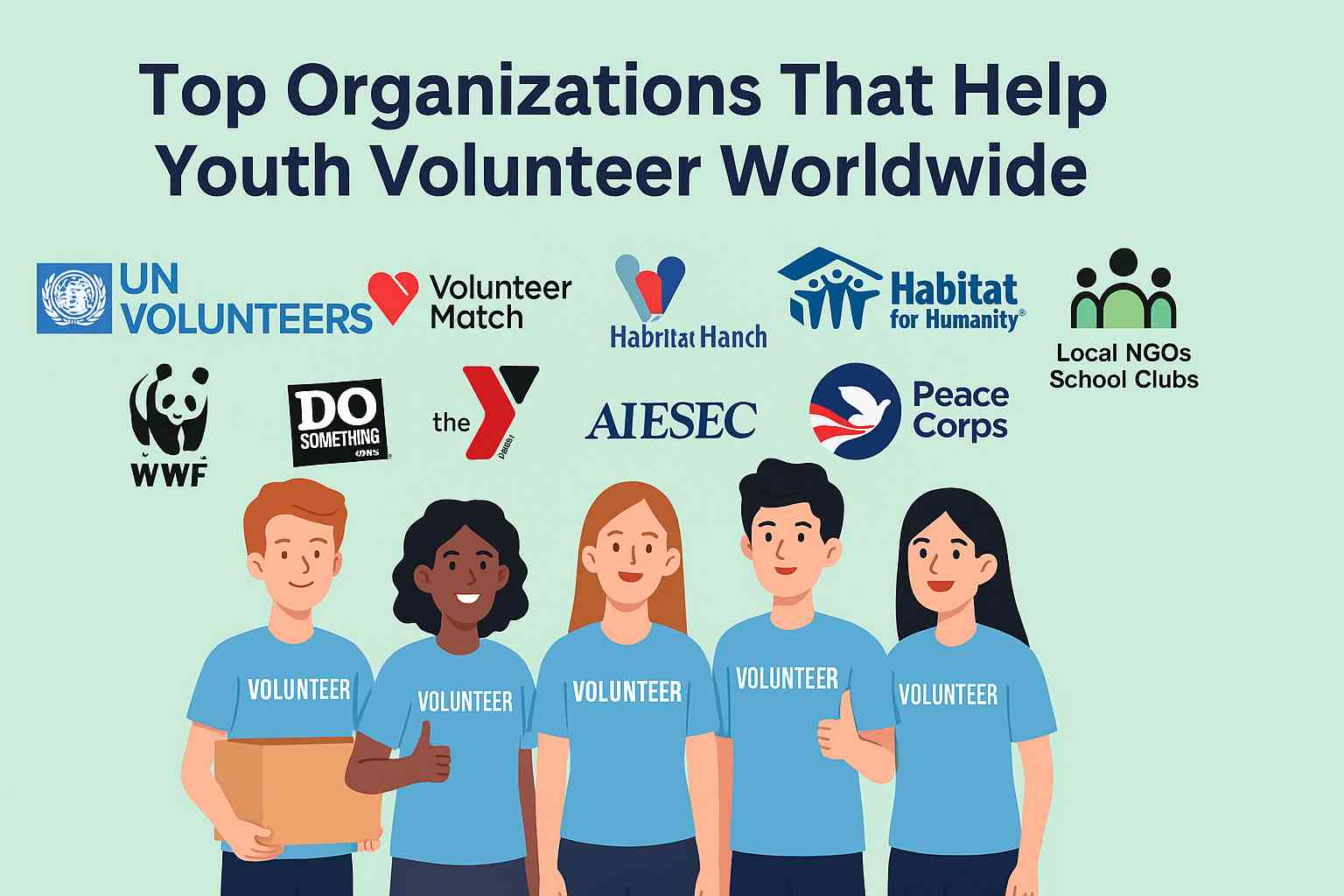 Top Organizations That Help Youth Volunteer Worldwide