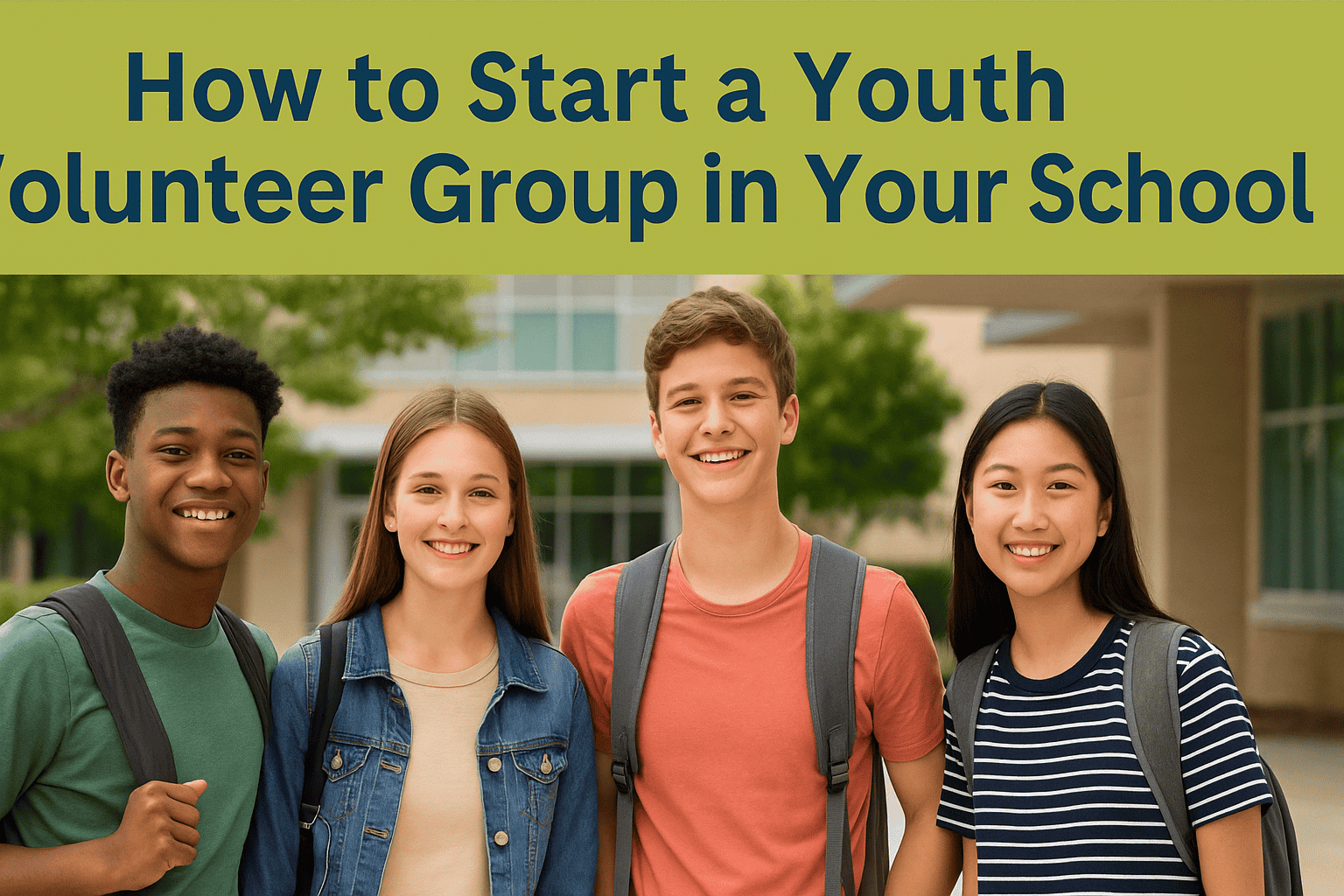 How to Start a Youth Volunteer Group in Your School